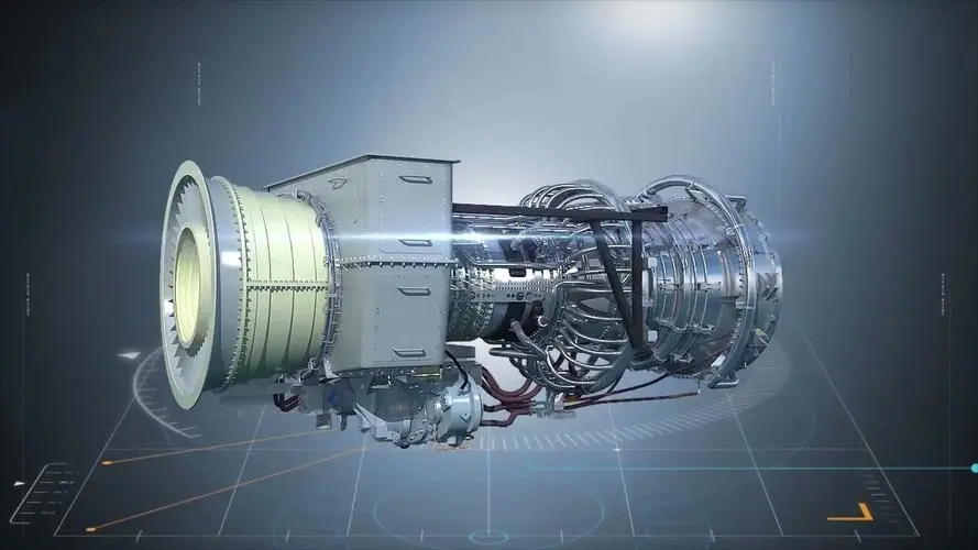 杭州三维动画展现燃气轮机内部杂乱的机械结构